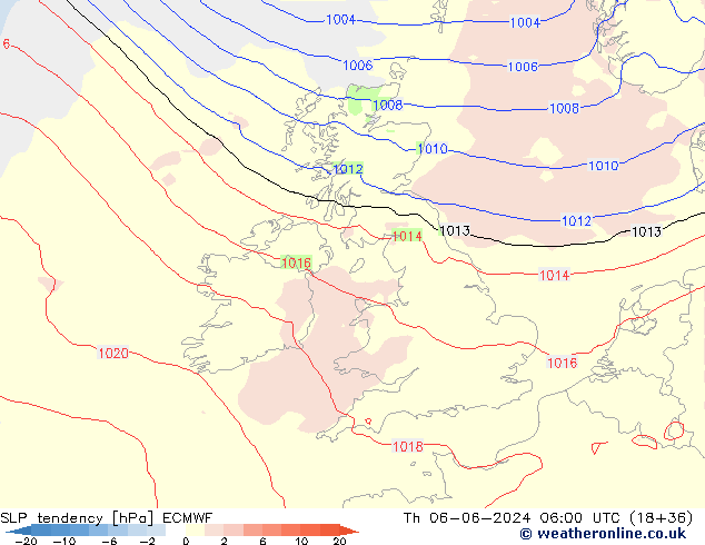 tendencja ECMWF czw. 06.06.2024 06 UTC