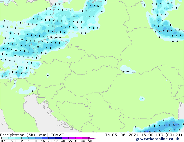 Z500/Rain (+SLP)/Z850 ECMWF Qui 06.06.2024 00 UTC