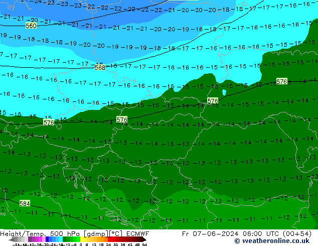 Z500/Rain (+SLP)/Z850 ECMWF Sex 07.06.2024 06 UTC