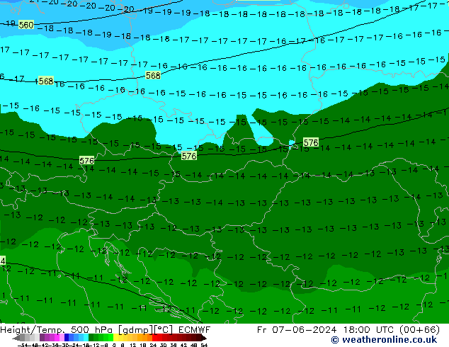 Z500/Rain (+SLP)/Z850 ECMWF ven 07.06.2024 18 UTC