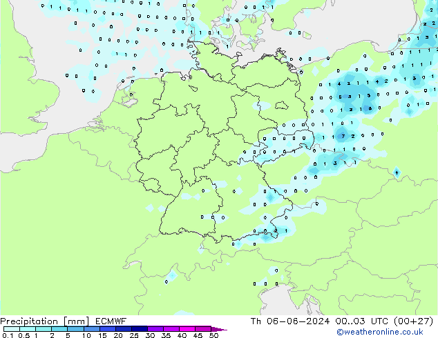 Précipitation ECMWF jeu 06.06.2024 03 UTC