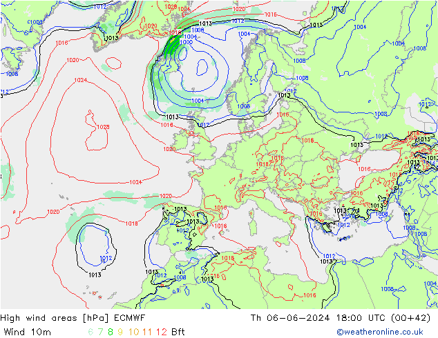 Sturmfelder ECMWF Do 06.06.2024 18 UTC