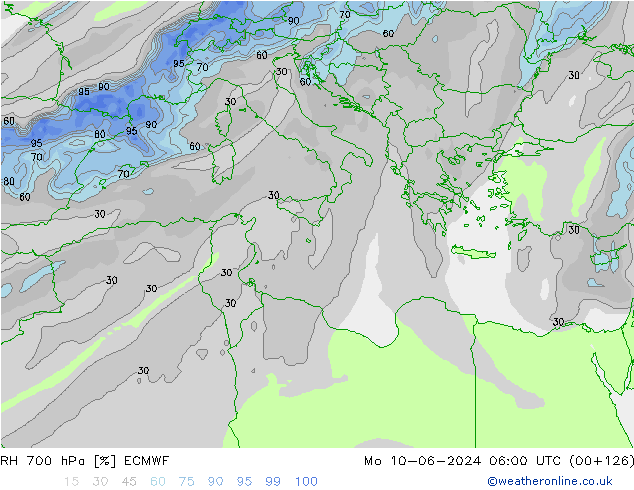 700 hPa Nispi Nem ECMWF Pzt 10.06.2024 06 UTC