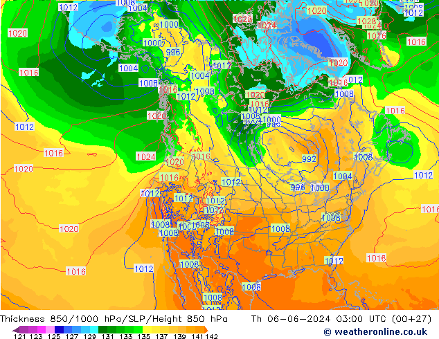 Thck 850-1000 hPa ECMWF Th 06.06.2024 03 UTC