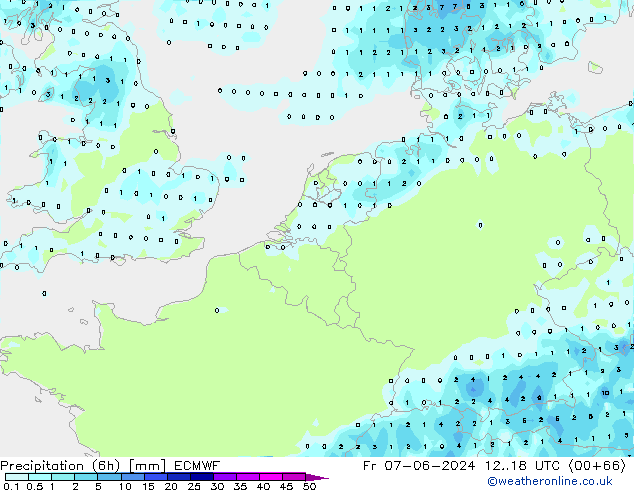 Z500/Rain (+SLP)/Z850 ECMWF ven 07.06.2024 18 UTC