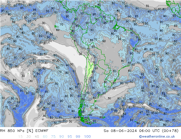 850 hPa Nispi Nem ECMWF Cts 08.06.2024 06 UTC