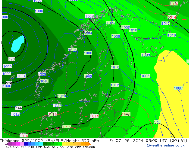 Thck 500-1000hPa ECMWF ven 07.06.2024 03 UTC