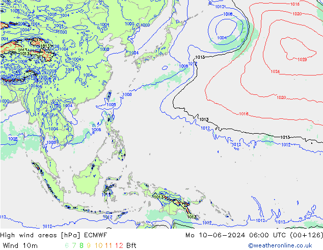 Sturmfelder ECMWF Mo 10.06.2024 06 UTC