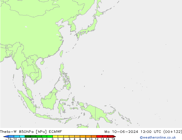 Theta-W 850hPa ECMWF Seg 10.06.2024 12 UTC