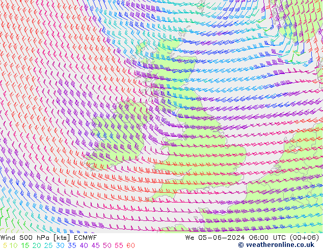  500 hPa ECMWF  05.06.2024 06 UTC