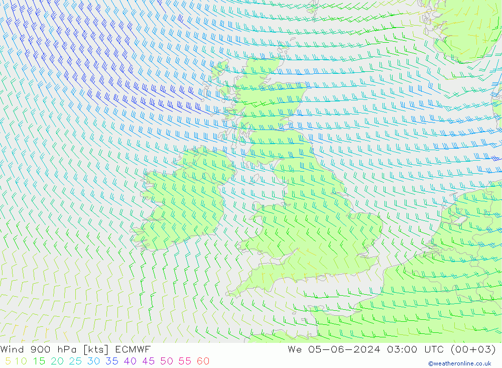 Wind 900 hPa ECMWF We 05.06.2024 03 UTC