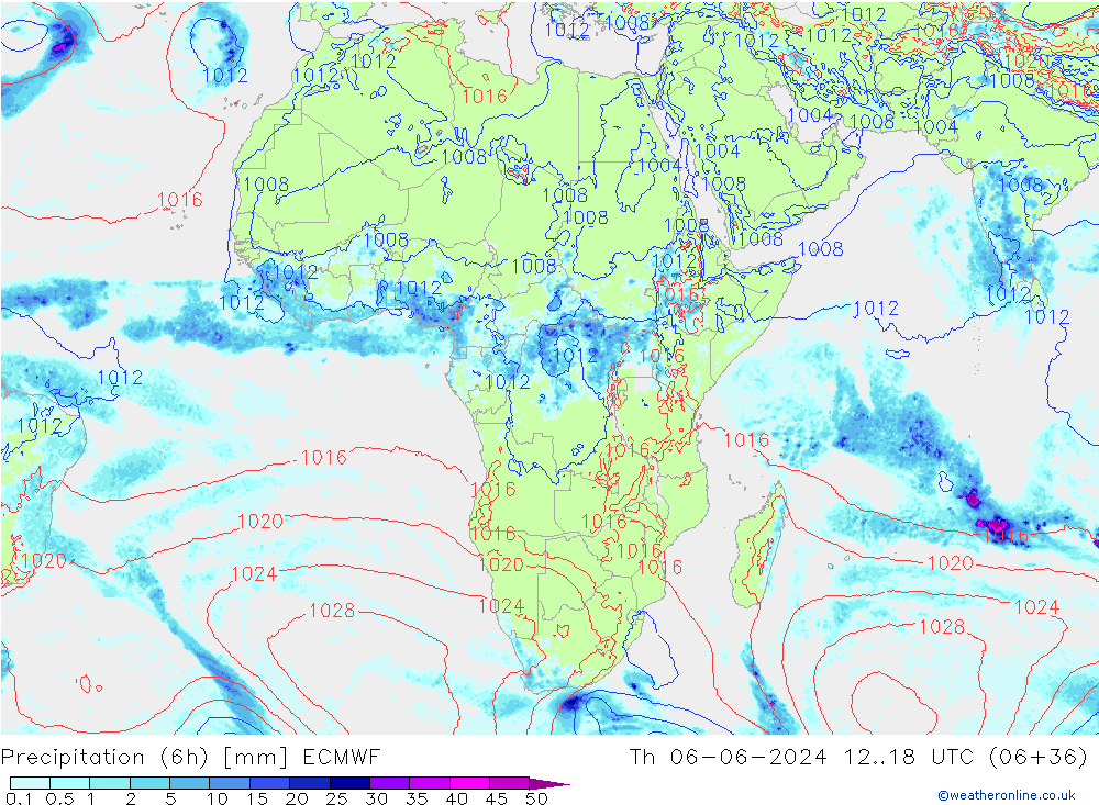 Z500/Rain (+SLP)/Z850 ECMWF  06.06.2024 18 UTC
