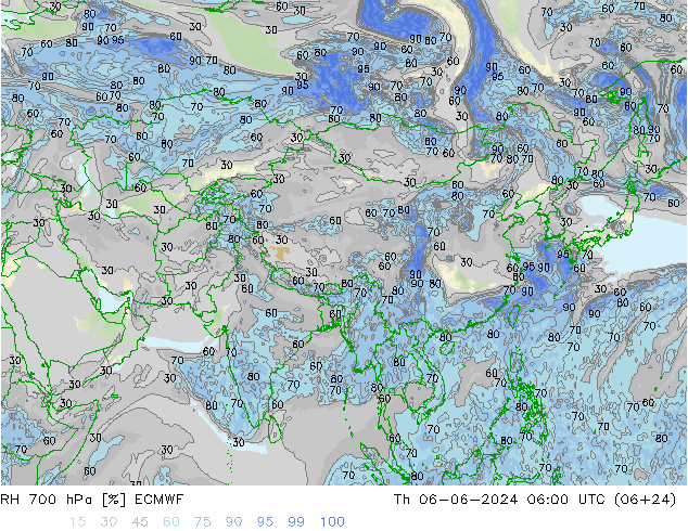 700 hPa Nispi Nem ECMWF Per 06.06.2024 06 UTC