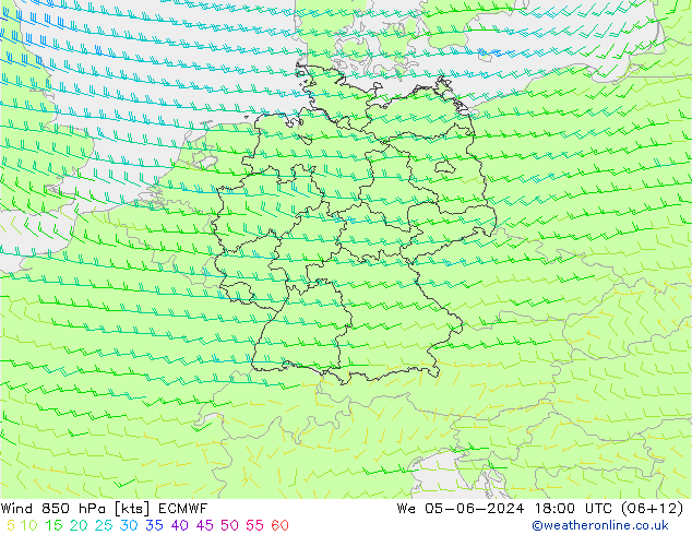  850 hPa ECMWF  05.06.2024 18 UTC