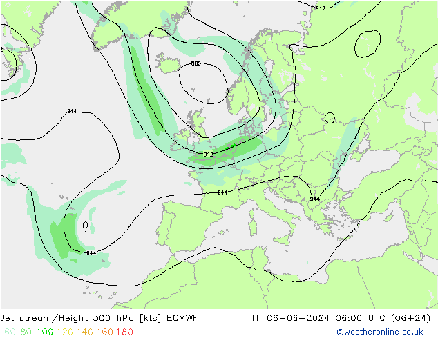 Polarjet ECMWF Do 06.06.2024 06 UTC
