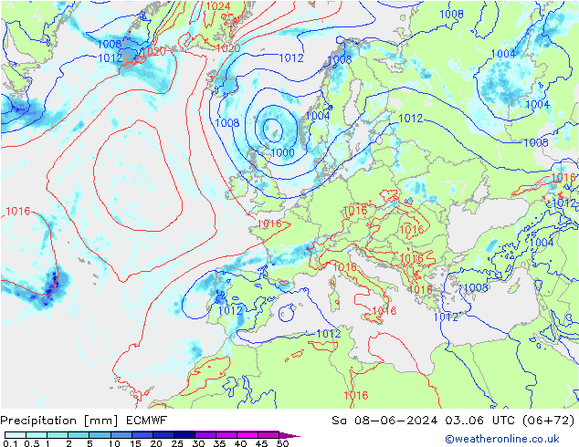 opad ECMWF so. 08.06.2024 06 UTC