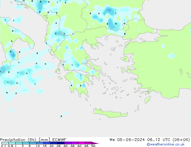 Z500/Rain (+SLP)/Z850 ECMWF We 05.06.2024 12 UTC