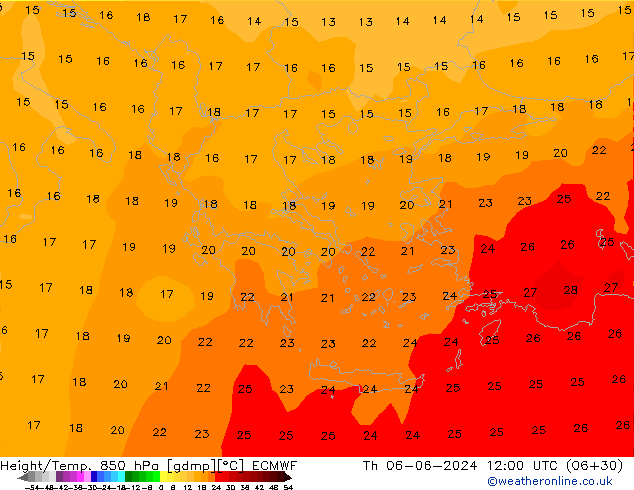 Z500/Regen(+SLP)/Z850 ECMWF do 06.06.2024 12 UTC