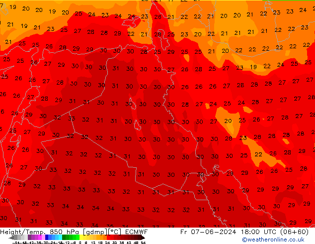 Z500/Rain (+SLP)/Z850 ECMWF  07.06.2024 18 UTC