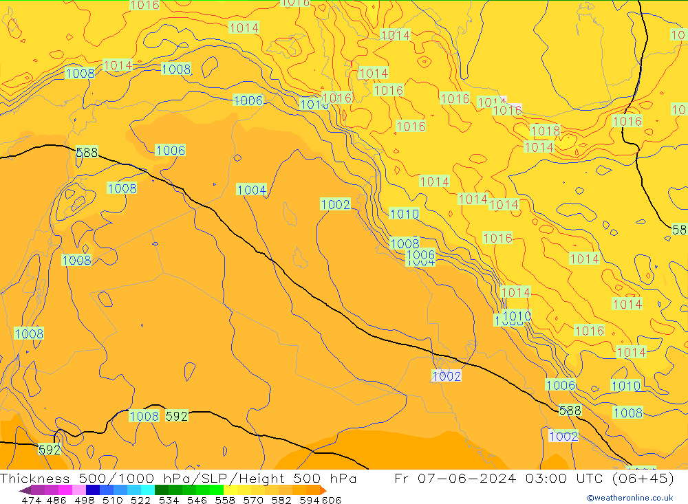 Thck 500-1000hPa ECMWF pt. 07.06.2024 03 UTC