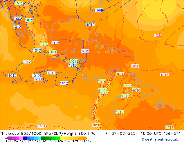 Thck 850-1000 hPa ECMWF Fr 07.06.2024 15 UTC