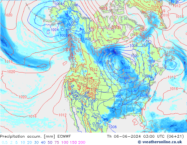 Precipitation accum. ECMWF Th 06.06.2024 03 UTC