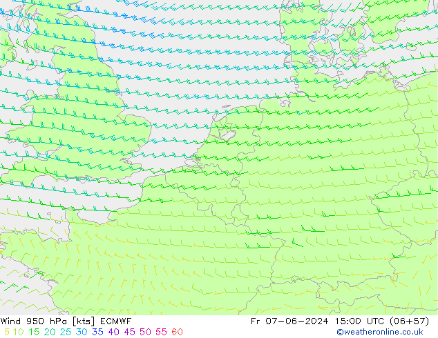  950 hPa ECMWF  07.06.2024 15 UTC