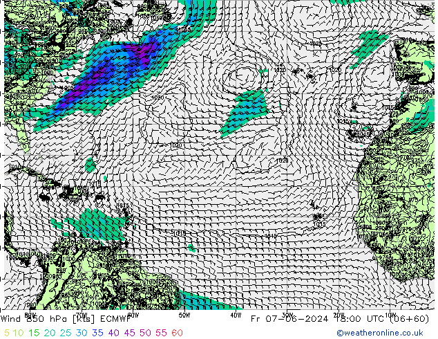  850 hPa ECMWF  07.06.2024 18 UTC