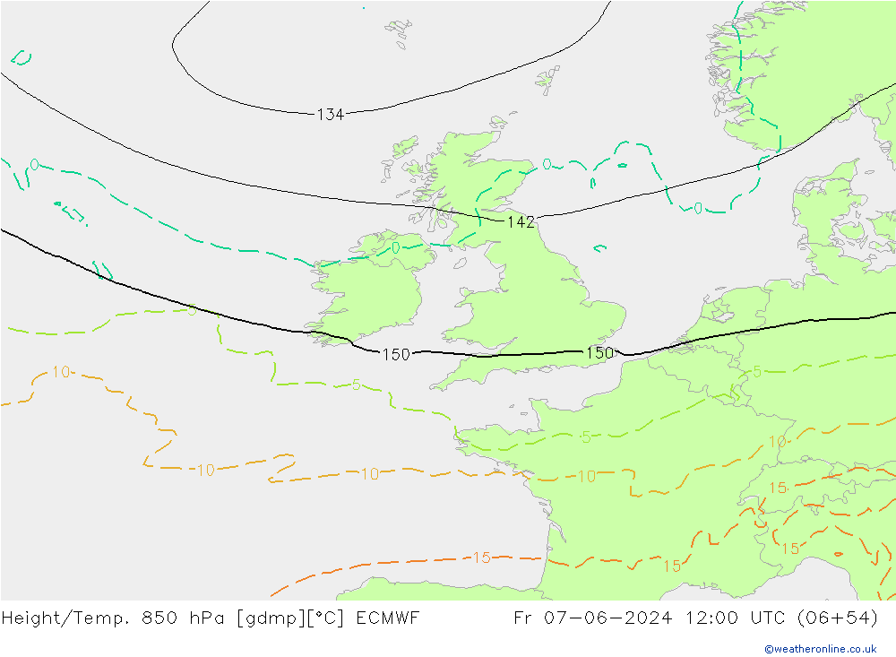 Z500/Rain (+SLP)/Z850 ECMWF pt. 07.06.2024 12 UTC