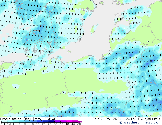 Z500/Rain (+SLP)/Z850 ECMWF Fr 07.06.2024 18 UTC