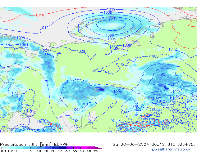  (6h) ECMWF  08.06.2024 12 UTC