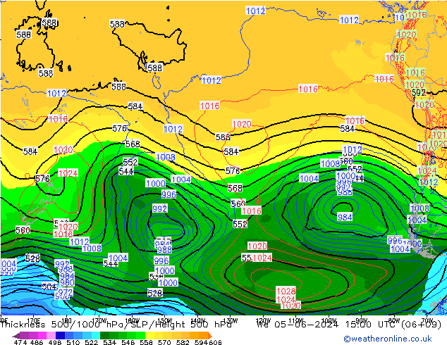 Thck 500-1000hPa ECMWF śro. 05.06.2024 15 UTC