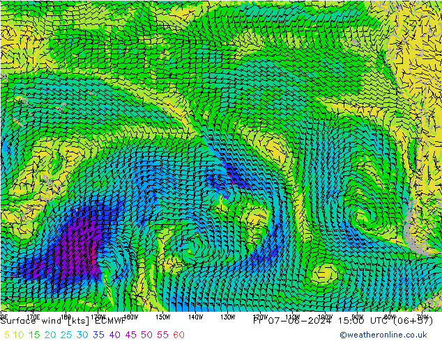 Wind 10 m ECMWF vr 07.06.2024 15 UTC