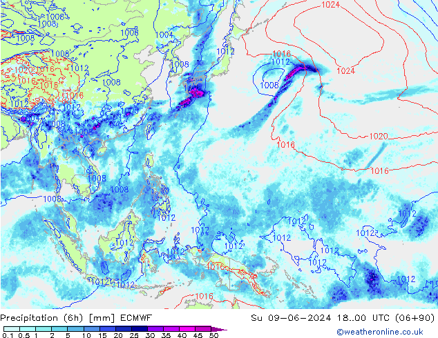  (6h) ECMWF  09.06.2024 00 UTC