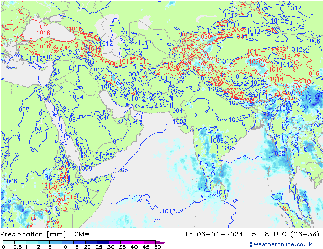 opad ECMWF czw. 06.06.2024 18 UTC