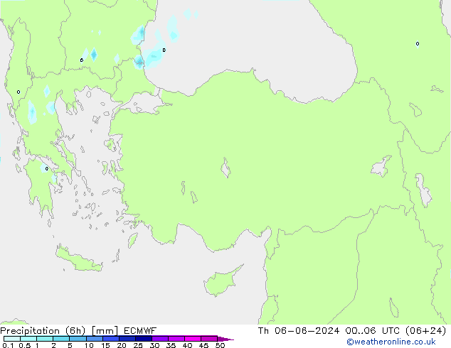 Z500/Rain (+SLP)/Z850 ECMWF czw. 06.06.2024 06 UTC