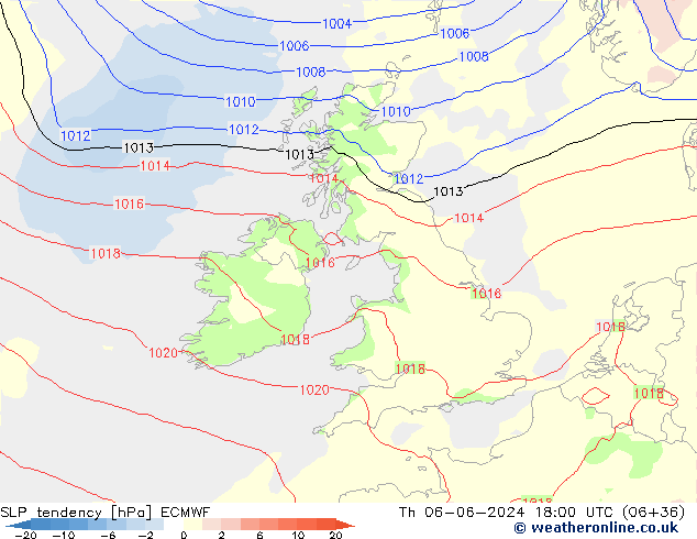 tendencja ECMWF czw. 06.06.2024 18 UTC