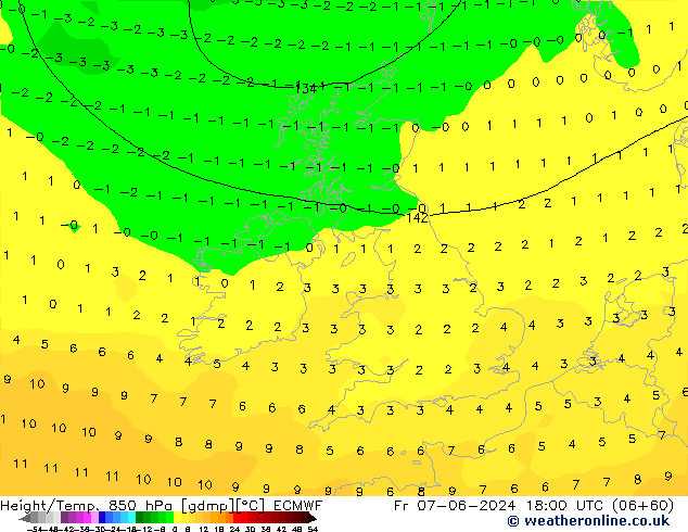 Z500/Rain (+SLP)/Z850 ECMWF пт 07.06.2024 18 UTC