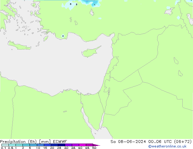 Z500/Rain (+SLP)/Z850 ECMWF Sa 08.06.2024 06 UTC