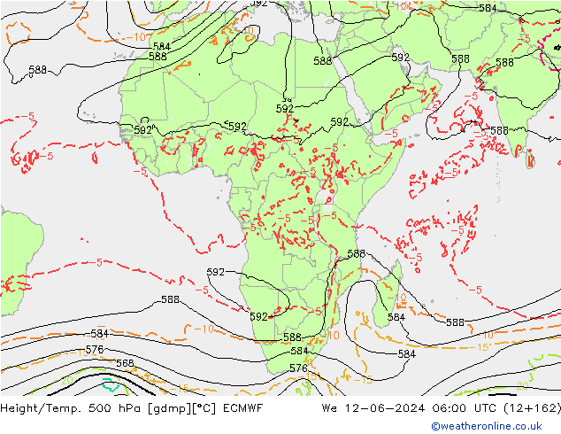 Z500/Rain (+SLP)/Z850 ECMWF ср 12.06.2024 06 UTC