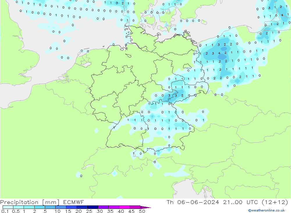 precipitação ECMWF Qui 06.06.2024 00 UTC