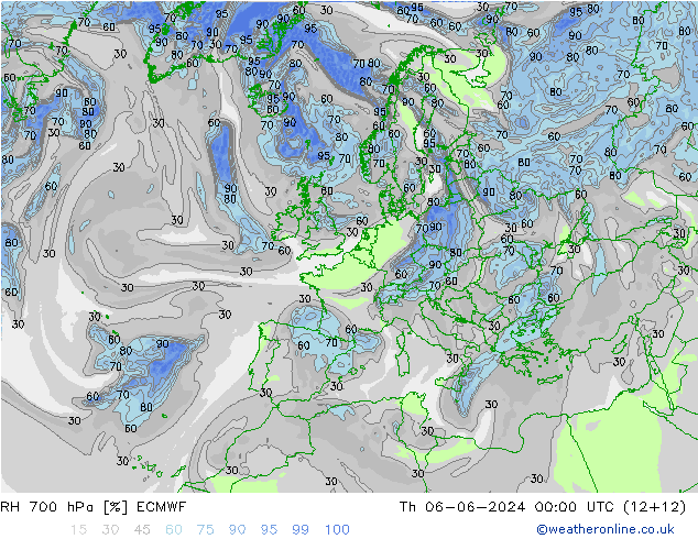 RV 700 hPa ECMWF do 06.06.2024 00 UTC