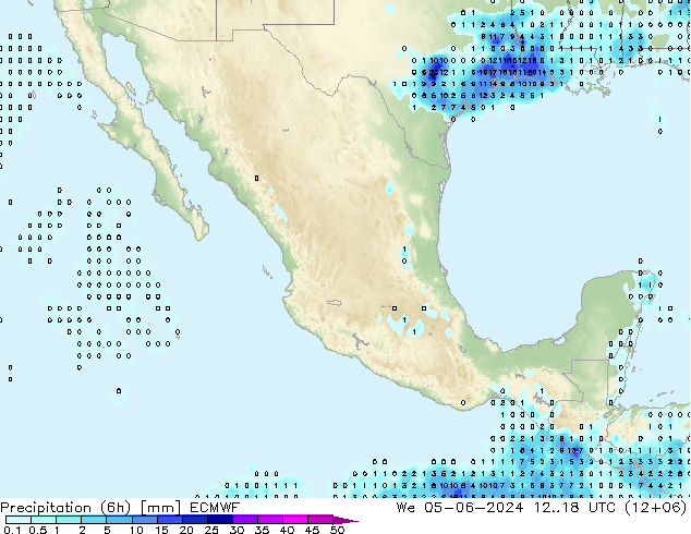 Z500/Rain (+SLP)/Z850 ECMWF ср 05.06.2024 18 UTC