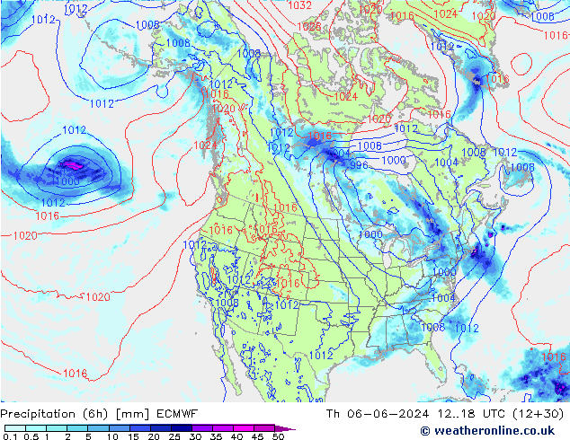 Z500/Rain (+SLP)/Z850 ECMWF  06.06.2024 18 UTC