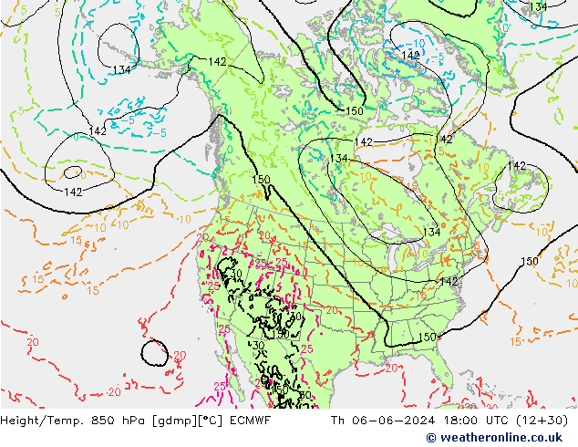 Z500/Rain (+SLP)/Z850 ECMWF  06.06.2024 18 UTC