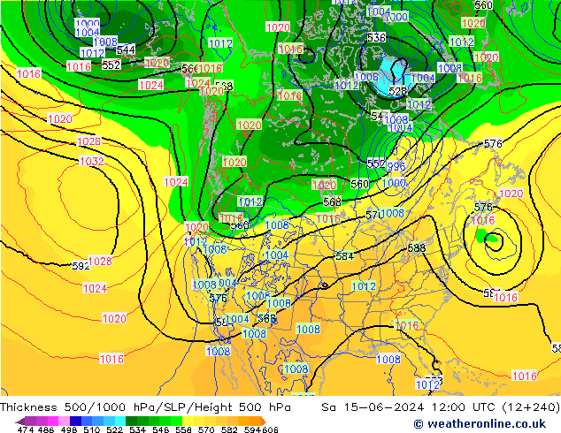 Thck 500-1000hPa ECMWF sab 15.06.2024 12 UTC