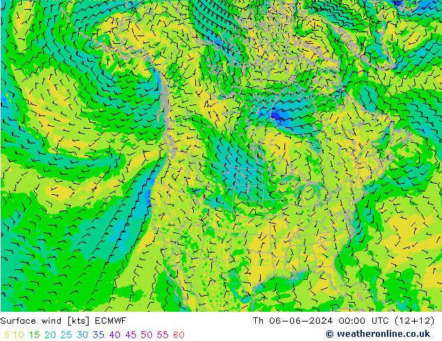  10 m ECMWF  06.06.2024 00 UTC