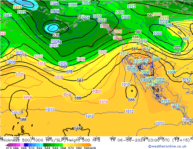 Thck 500-1000hPa ECMWF Čt 06.06.2024 03 UTC