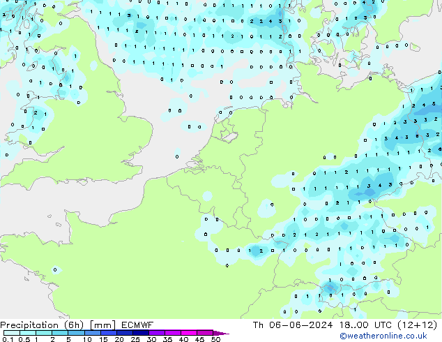 Z500/Rain (+SLP)/Z850 ECMWF  06.06.2024 00 UTC