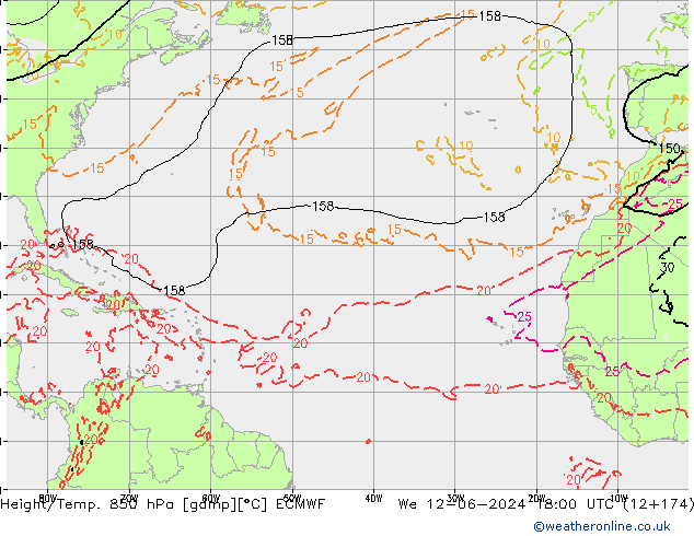 Z500/Rain (+SLP)/Z850 ECMWF ср 12.06.2024 18 UTC